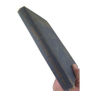 Rare Vintage Textbook Hard Cover German Reading Grammar Sharp Strothmann 1941